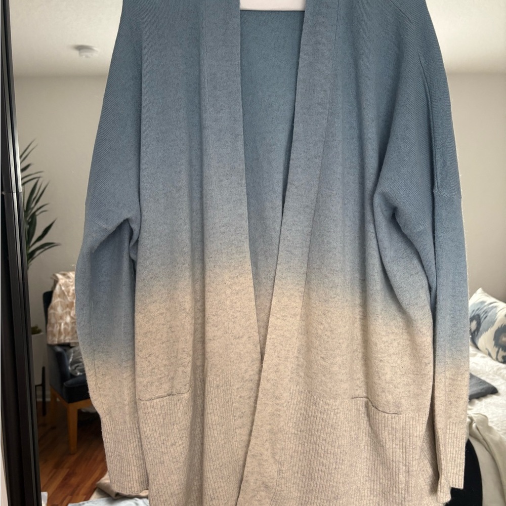 Vince wool and cashmere Ombre Cardigan. Beautiful in excellent shape.